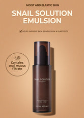 Nature Republic Snail 80 Solution Emulsion 120ml (2021 Renewed Version)